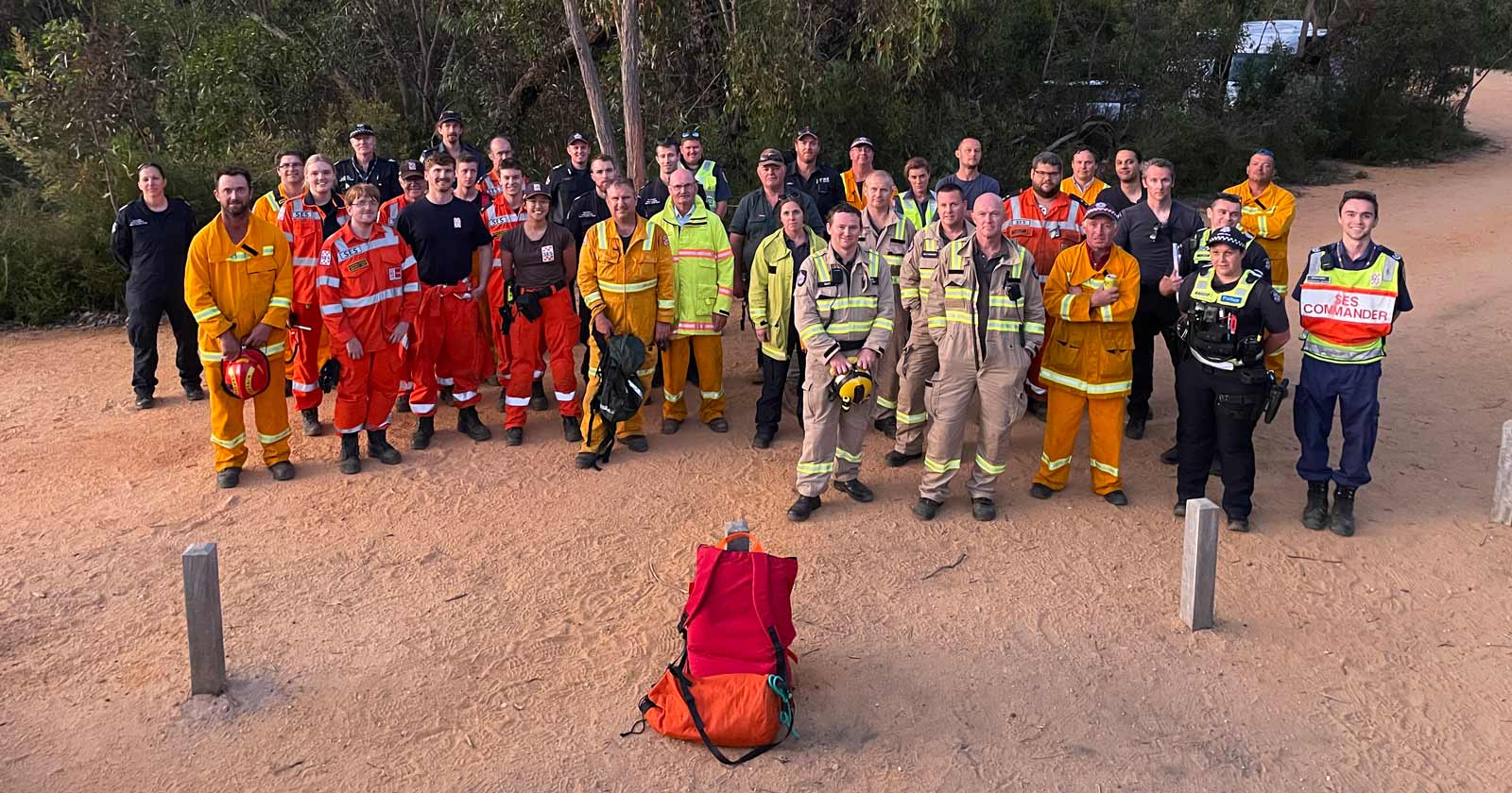 VICSES volunteers lead multi-agency rescue