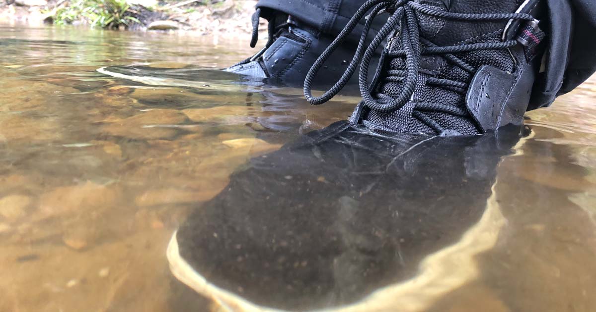 Waterproof hiking boots